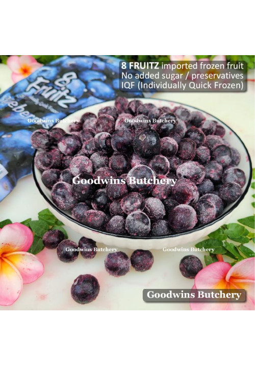 8Fruitz IQF frozen fruit BLUEBERRY 8 Fruitz 500g